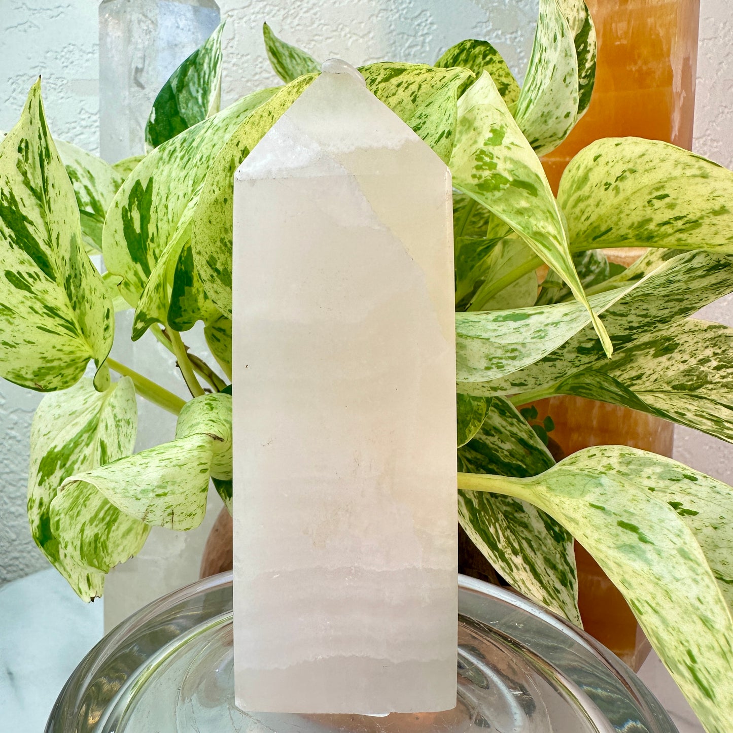 Pale Pink Calcite Towers — 4.1 to 4.8 inch (Imperfect)
Emotional Healing | Compassion | Heart Awakening