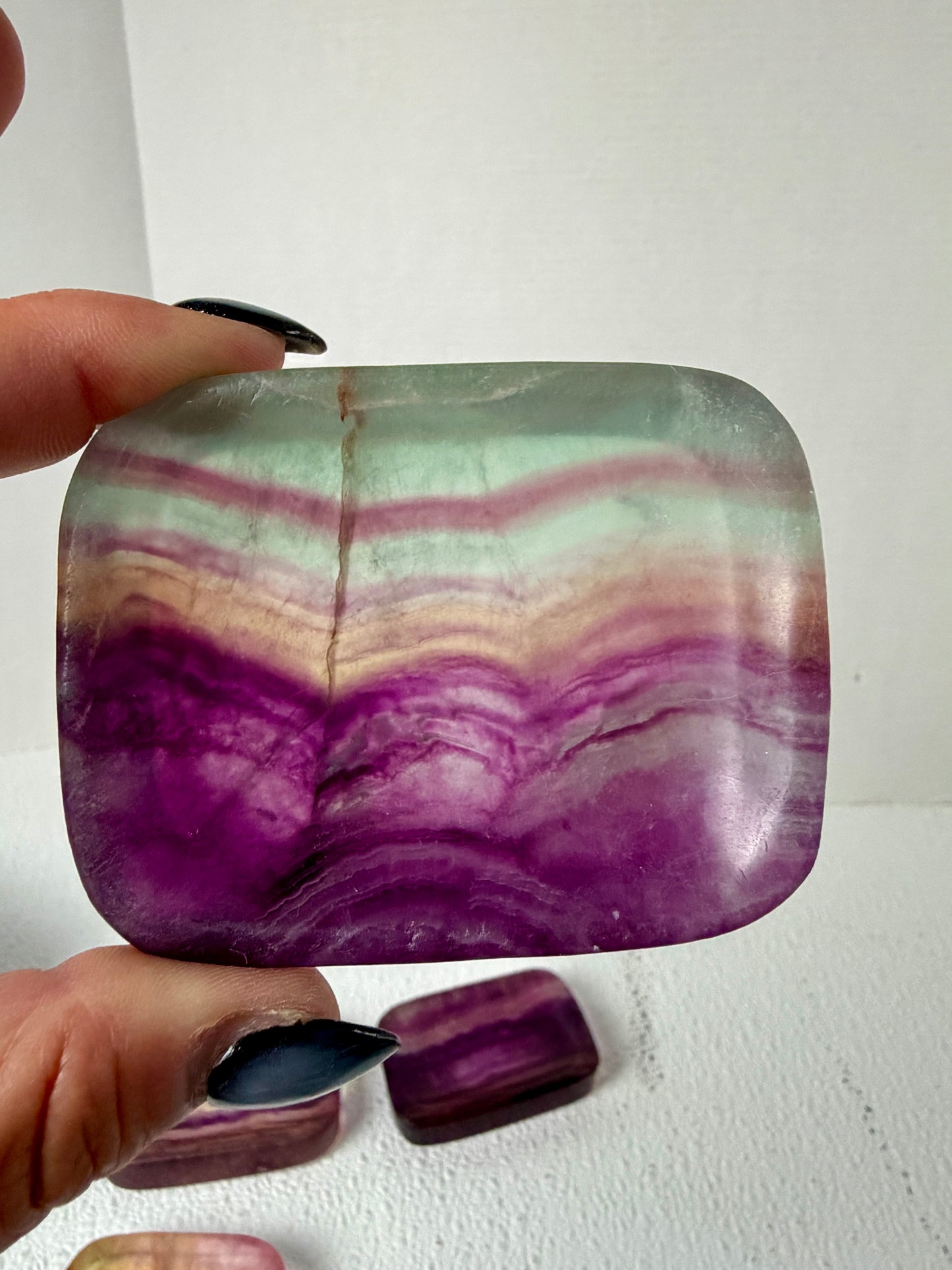 Hand-Carved Fluorite Crystal Dish – Intuitive Pick - Polished Decorative Ring Bowl & Small Treasure Catchall