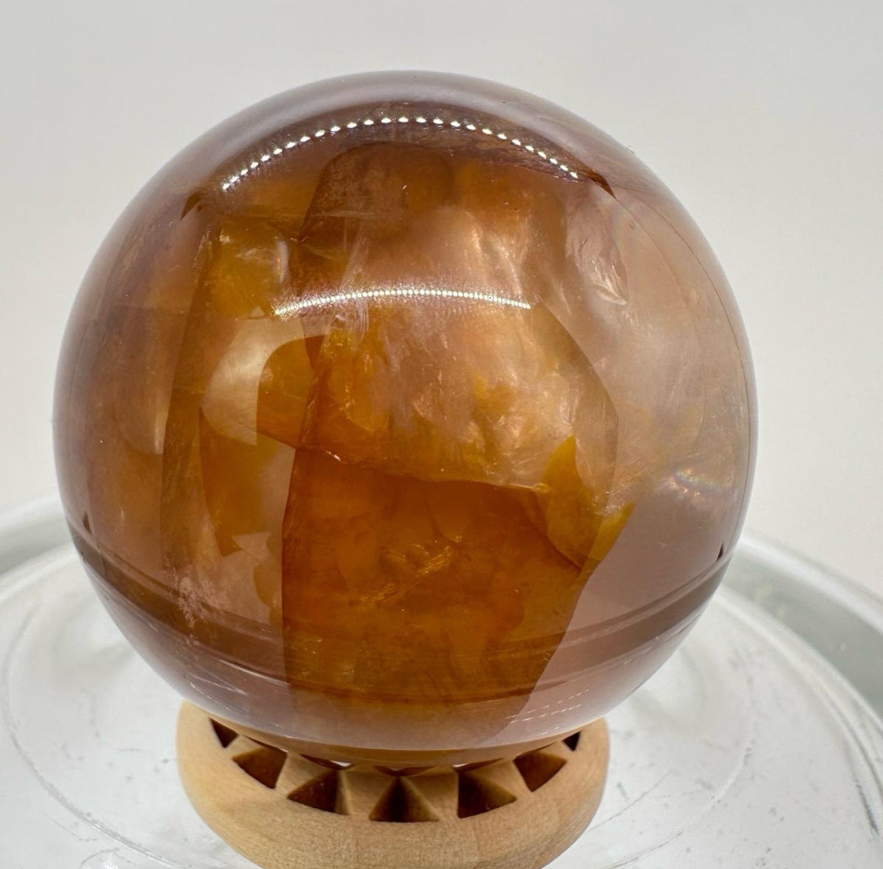 Golden Healer Fire Quartz Spheres