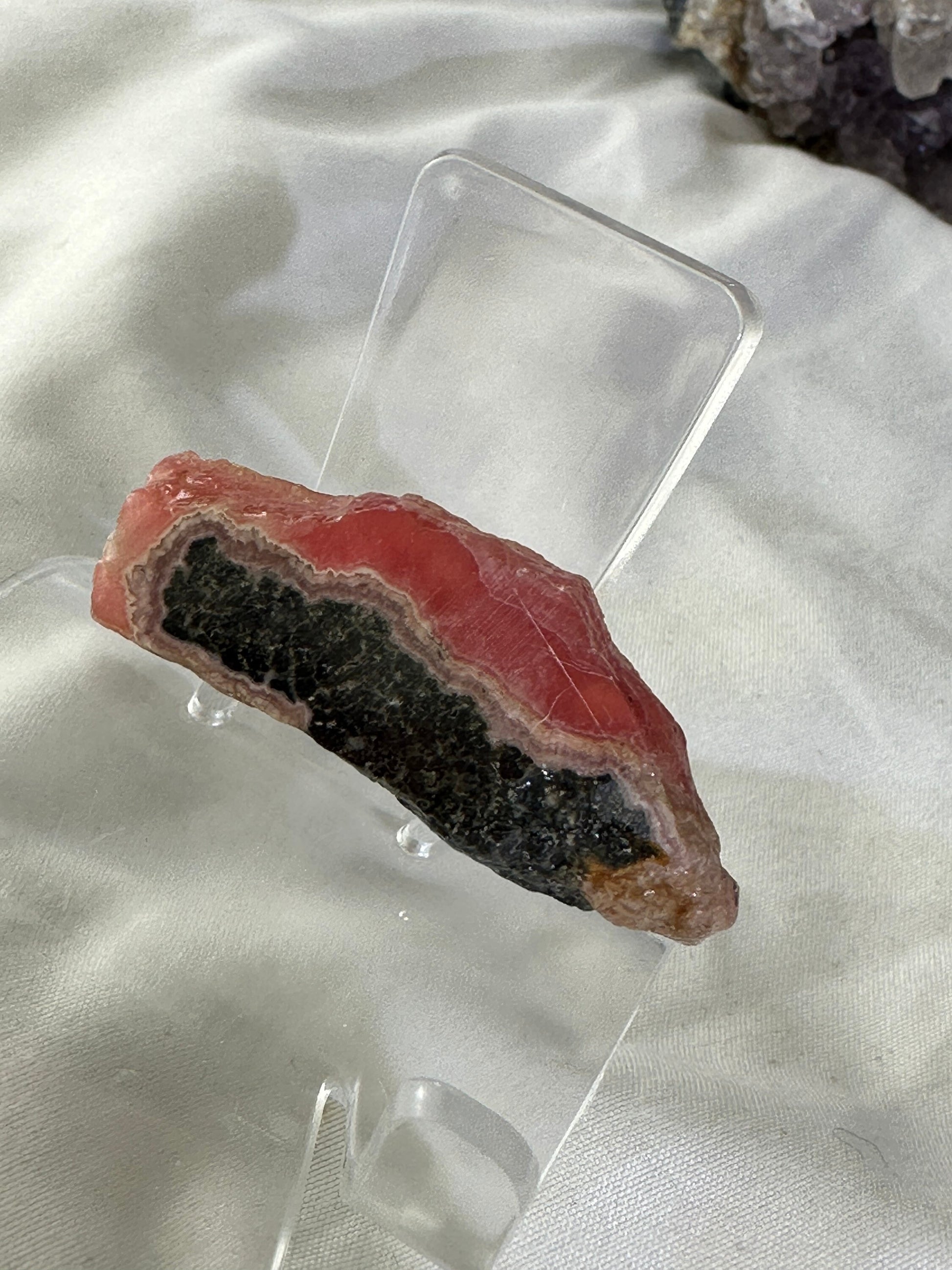Rhodochrosite Small Slab (F) Pink Crystal, Rhodochrosite, Mom Gift, Healing Crystal, Gifts for Her, Rhodochrosite Stone, Unique Gift