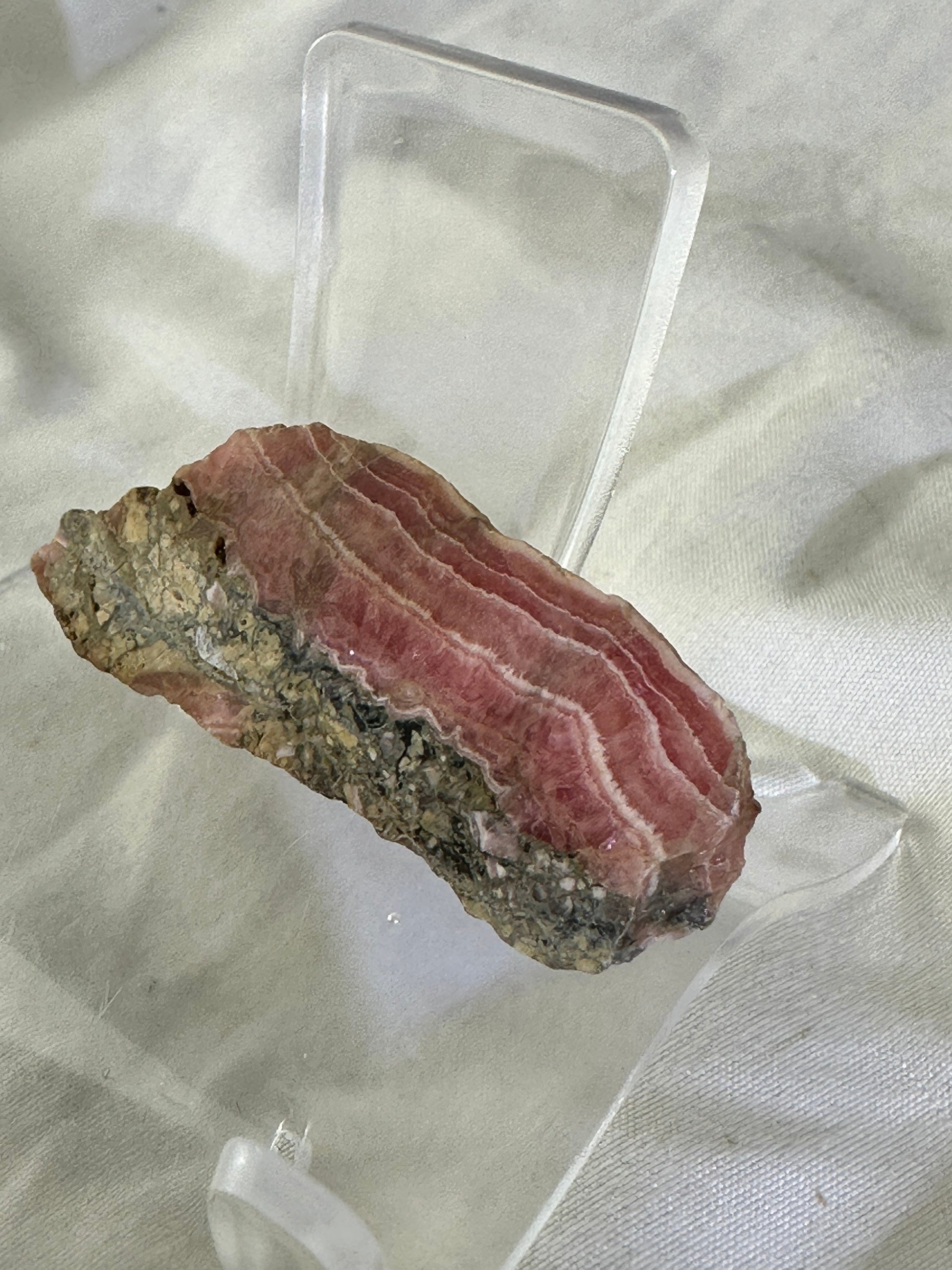 Rhodochrosite Small Slab (G) Pink Crystal, Rhodochrosite, Mom Gift, Healing Crystal, Gifts for Her, Rhodochrosite Stone, Unique Gift