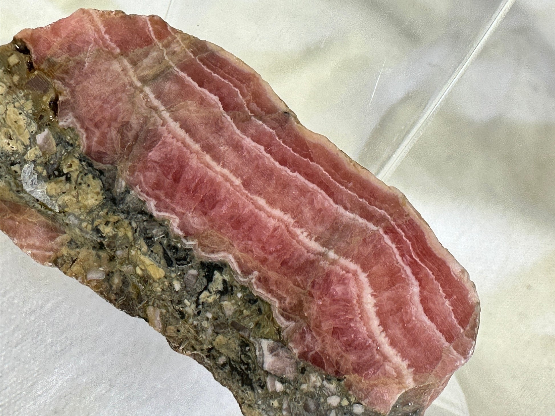 Rhodochrosite Small Slab (G) Pink Crystal, Rhodochrosite, Mom Gift, Healing Crystal, Gifts for Her, Rhodochrosite Stone, Unique Gift