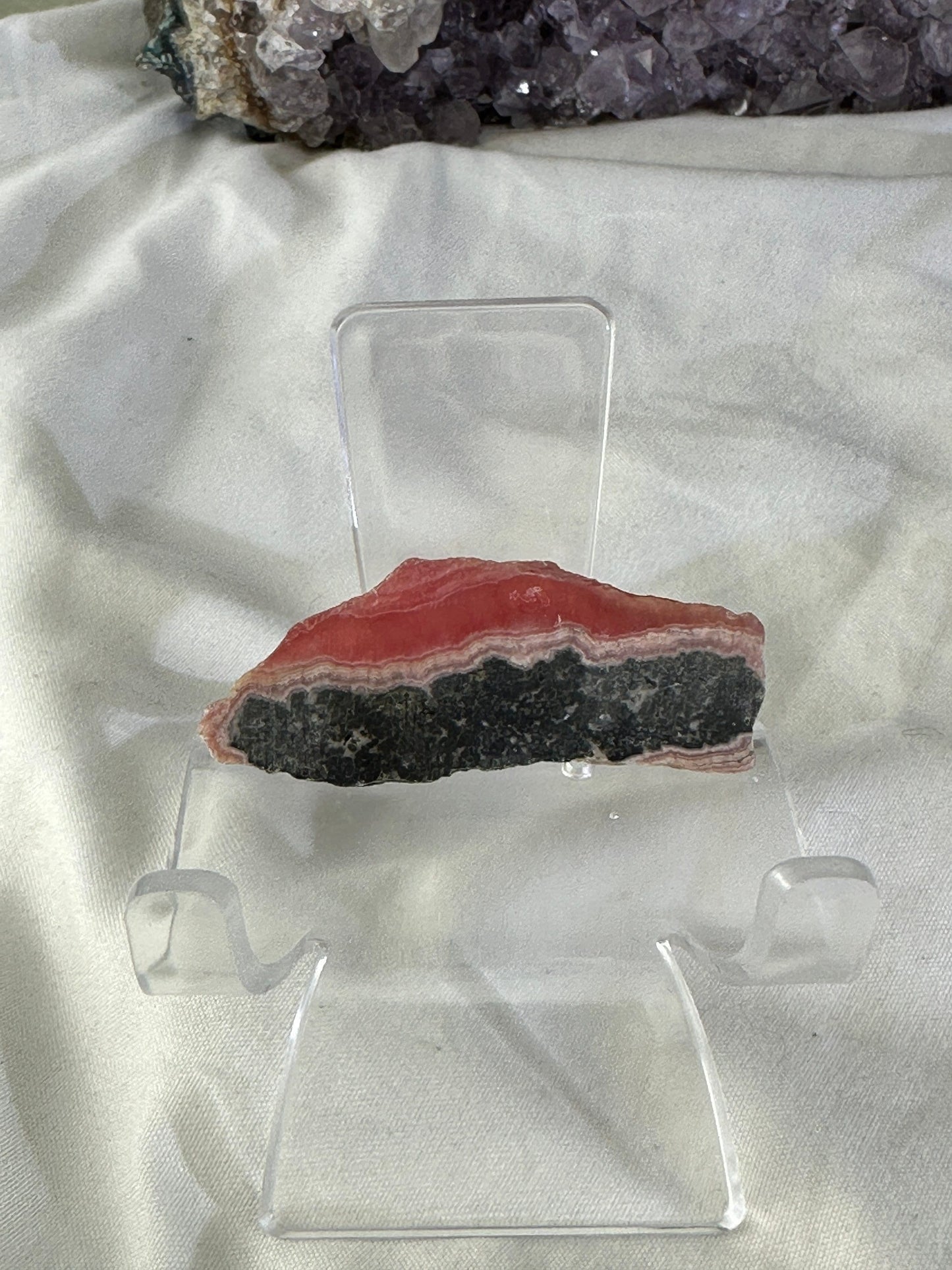 Rhodochrosite Small Slab (F) Pink Crystal, Rhodochrosite, Mom Gift, Healing Crystal, Gifts for Her, Rhodochrosite Stone, Unique Gift