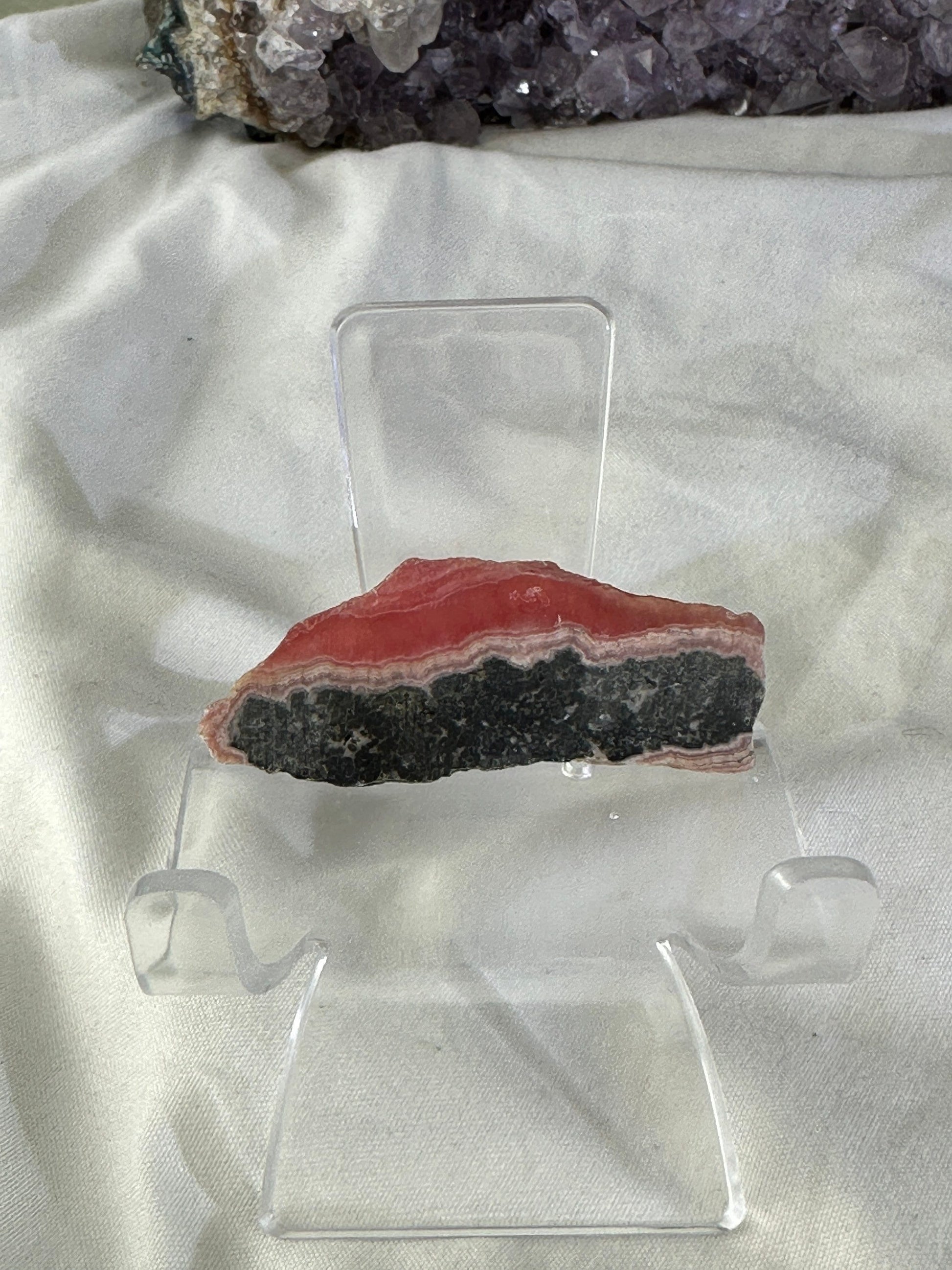 Rhodochrosite Small Slab (F) Pink Crystal, Rhodochrosite, Mom Gift, Healing Crystal, Gifts for Her, Rhodochrosite Stone, Unique Gift
