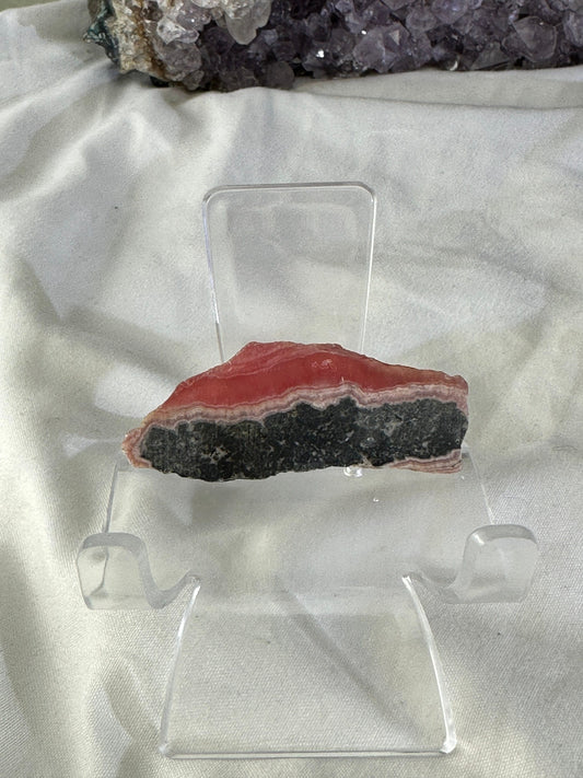 Rhodochrosite Small Slab (F) Pink Crystal, Rhodochrosite, Mom Gift, Healing Crystal, Gifts for Her, Rhodochrosite Stone, Unique Gift