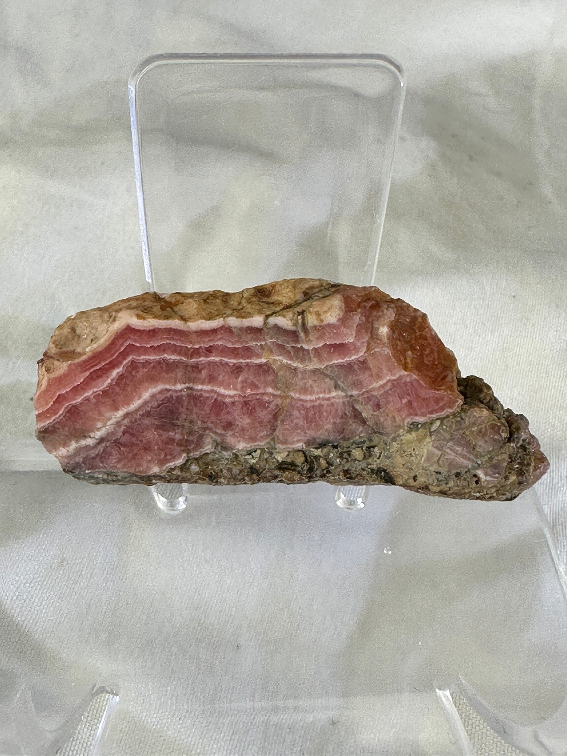 Rhodochrosite Small Slab (G) Pink Crystal, Rhodochrosite, Mom Gift, Healing Crystal, Gifts for Her, Rhodochrosite Stone, Unique Gift