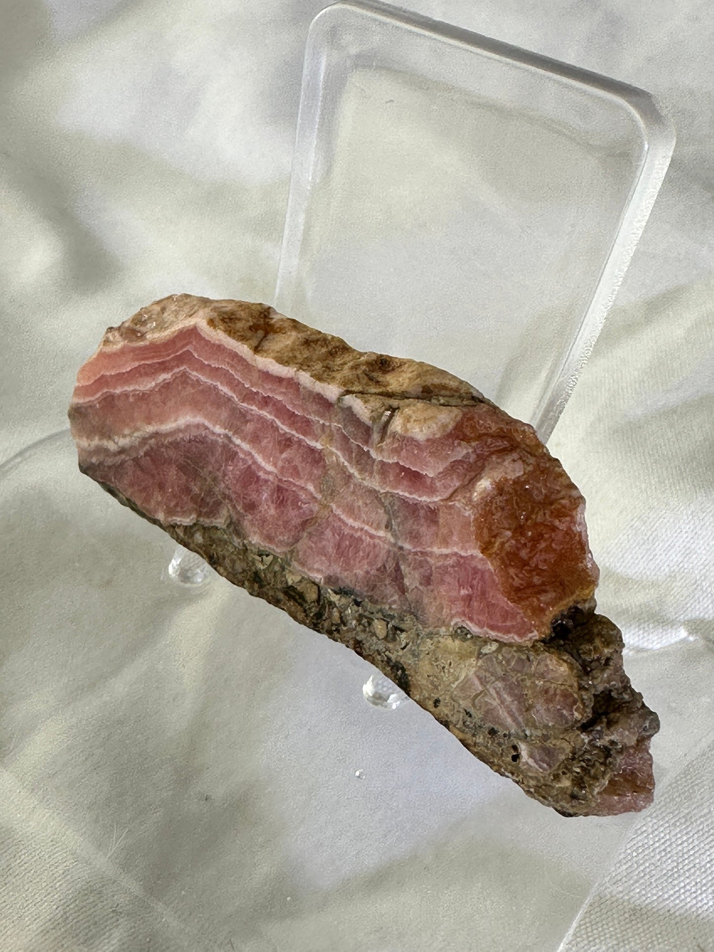 Rhodochrosite Small Slab (G) Pink Crystal, Rhodochrosite, Mom Gift, Healing Crystal, Gifts for Her, Rhodochrosite Stone, Unique Gift