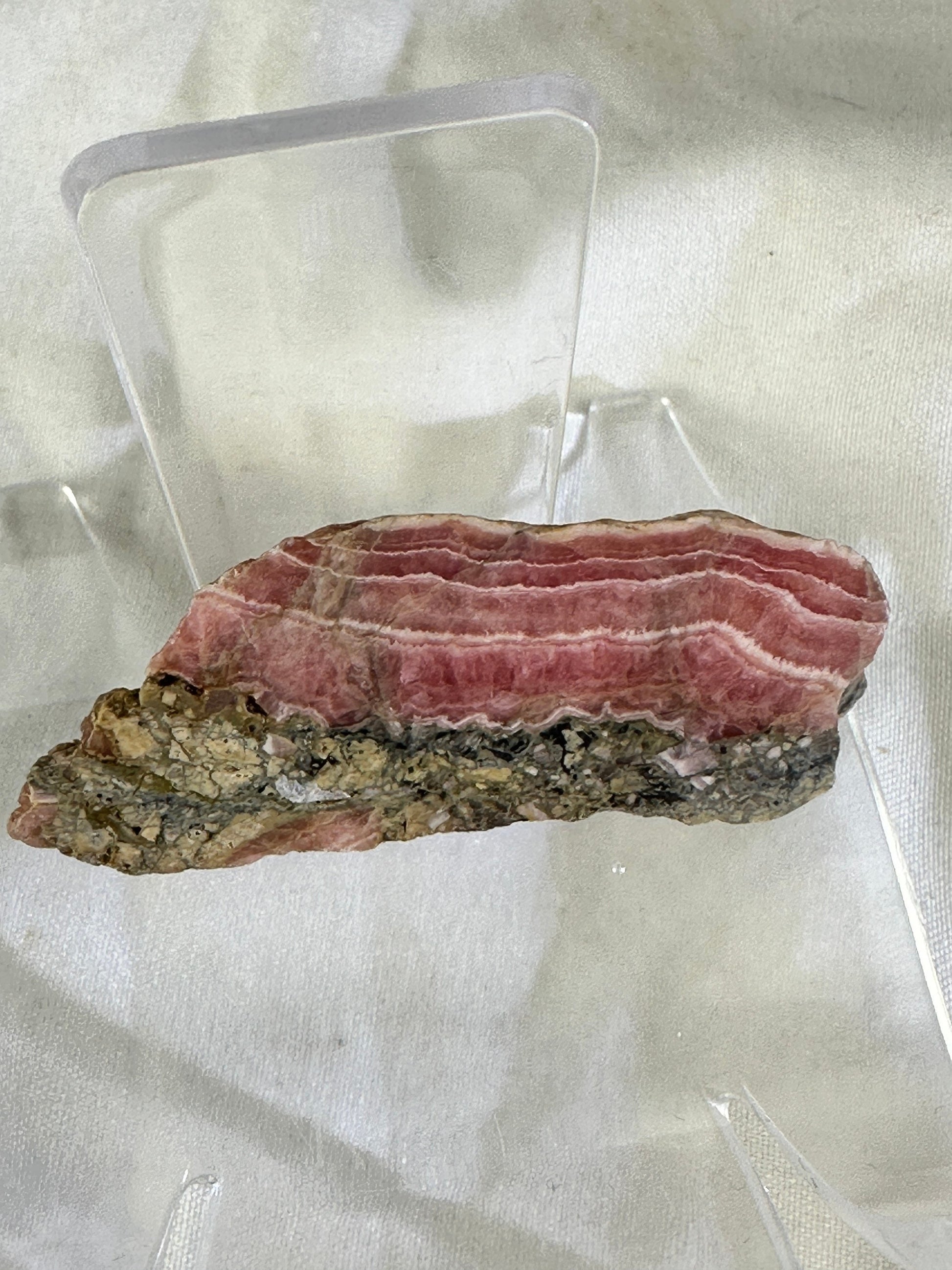 Rhodochrosite Small Slab (G) Pink Crystal, Rhodochrosite, Mom Gift, Healing Crystal, Gifts for Her, Rhodochrosite Stone, Unique Gift