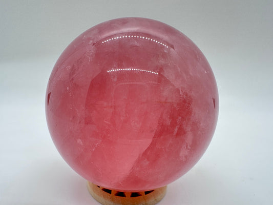 Star Rose Quartz Sphere 61mm (B) High Quality-6 Star Rose Sphere-Love Stone-Natural Star Rose Quartz-Rose Quartz-Healing Stones-Chakra Stones - Katie's Mystic Crystals