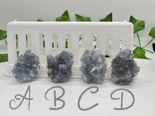 Yaogangxian Ice Blue Fluorite Pendant, You Chose, Cubic Fluorite, American Seller, Crystals, Blue Fluorite Specimen, Fluorite Pendant, Gift