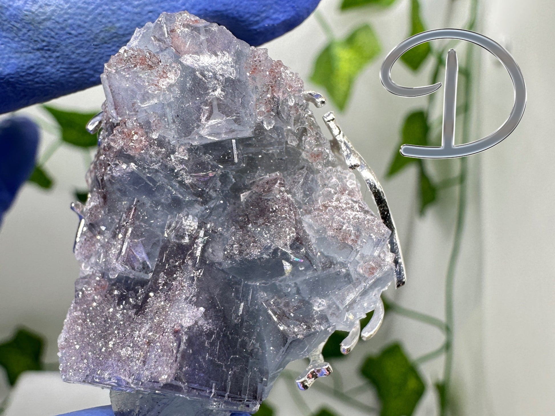 Yaogangxian Ice Blue Fluorite Pendant, You Chose, Cubic Fluorite, American Seller, Crystals, Blue Fluorite Specimen, Fluorite Pendant, Gift