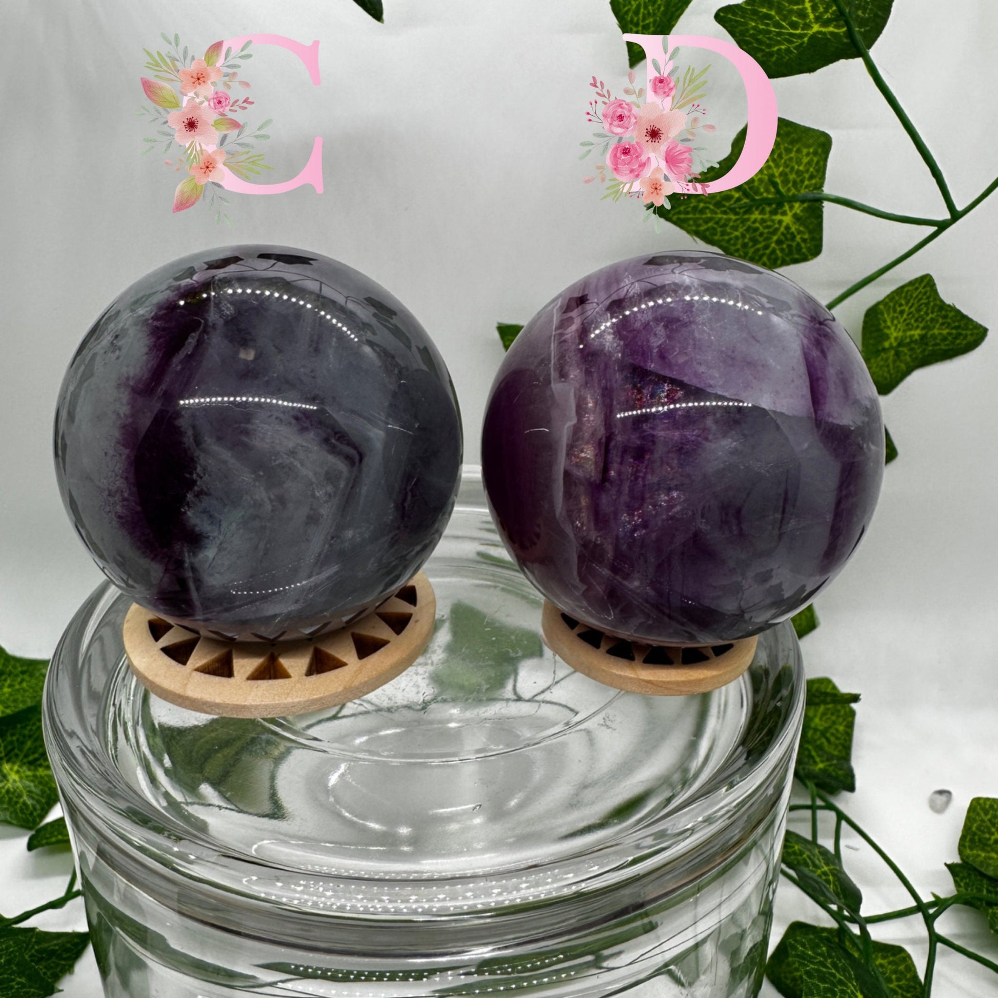 Blue and Purple Fluorite Sphere (C-D) You chose