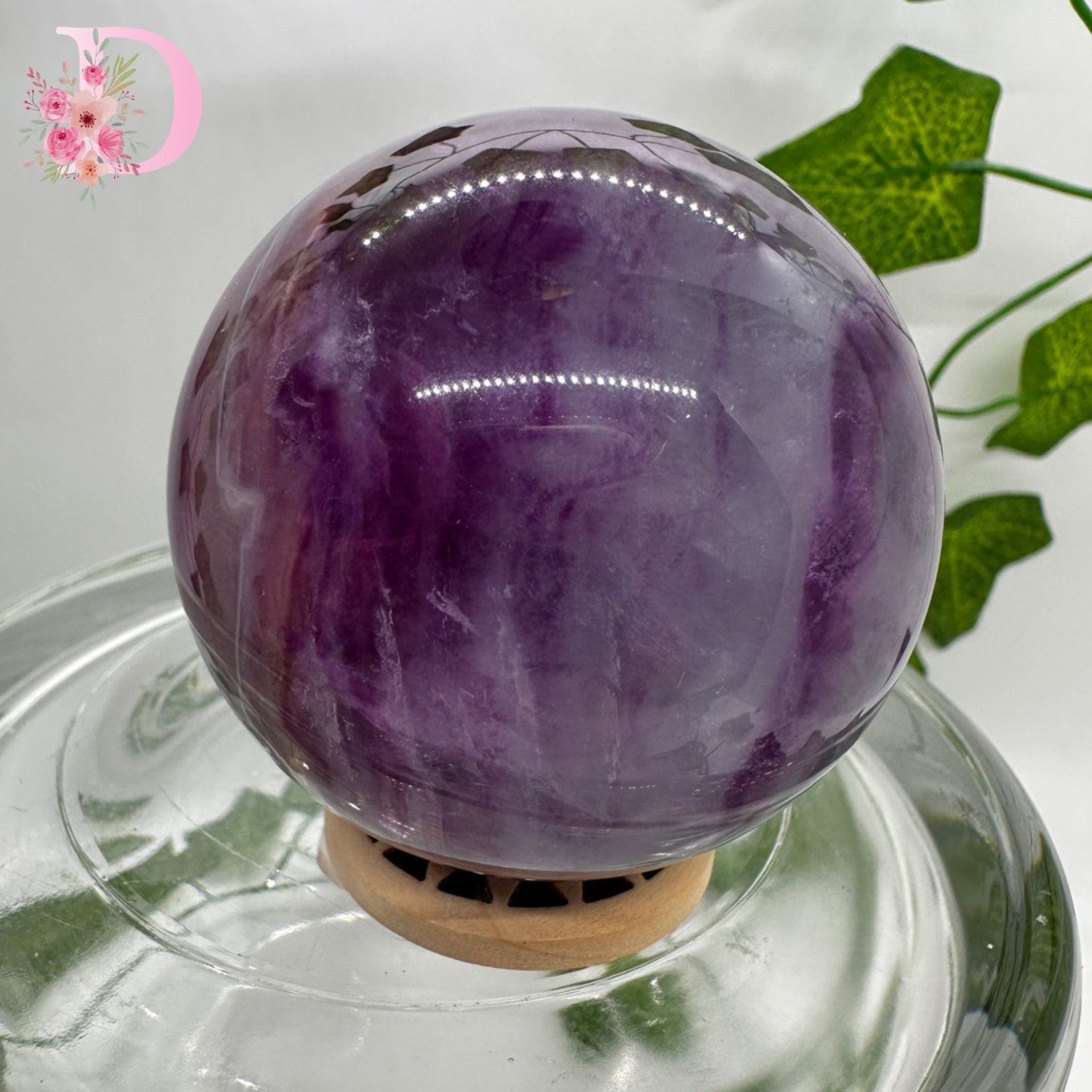 Blue and Purple Fluorite Sphere (C-D) You chose